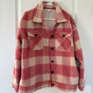 THML Pink Checkered Button-up Jacket